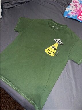 Womens Space UFO Cowboy Rodeo T Shirt Medium